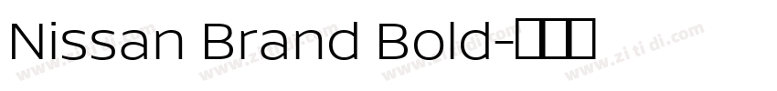 Nissan Brand Bold字体转换 Nissan Brand Bold字体转换